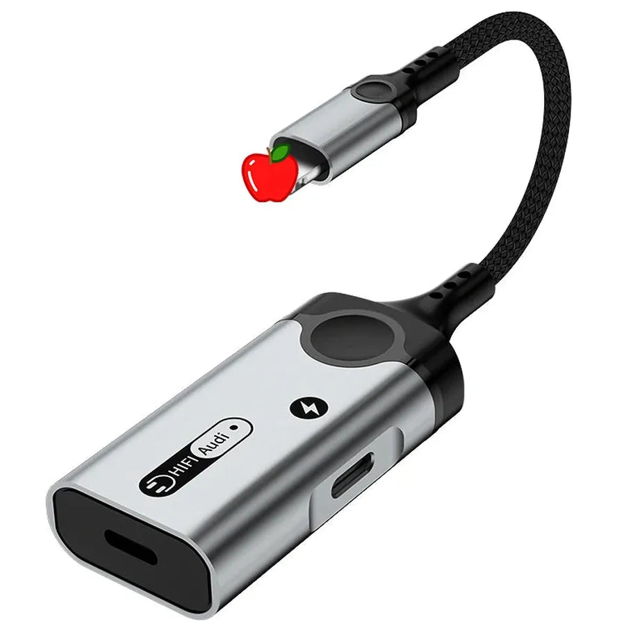 KTX-407571 8-Pin to 3.5mm Audio Adapter for High-Quality Wired Audio Connection