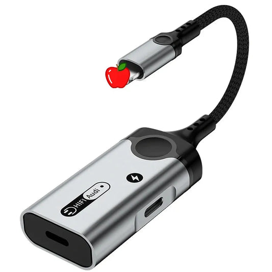 KTX-407571 8-Pin to 3.5mm Audio Adapter for High-Quality Wired Audio Connection