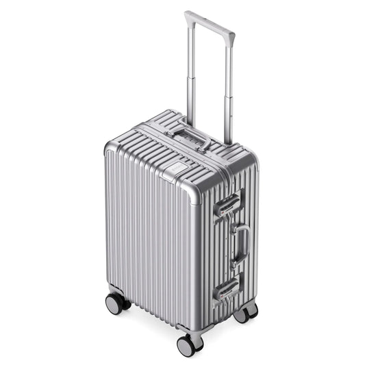 KTX-192339 Aluminium Hard Shell 27-Inch Travel Trolley Suitcase with Durable Design