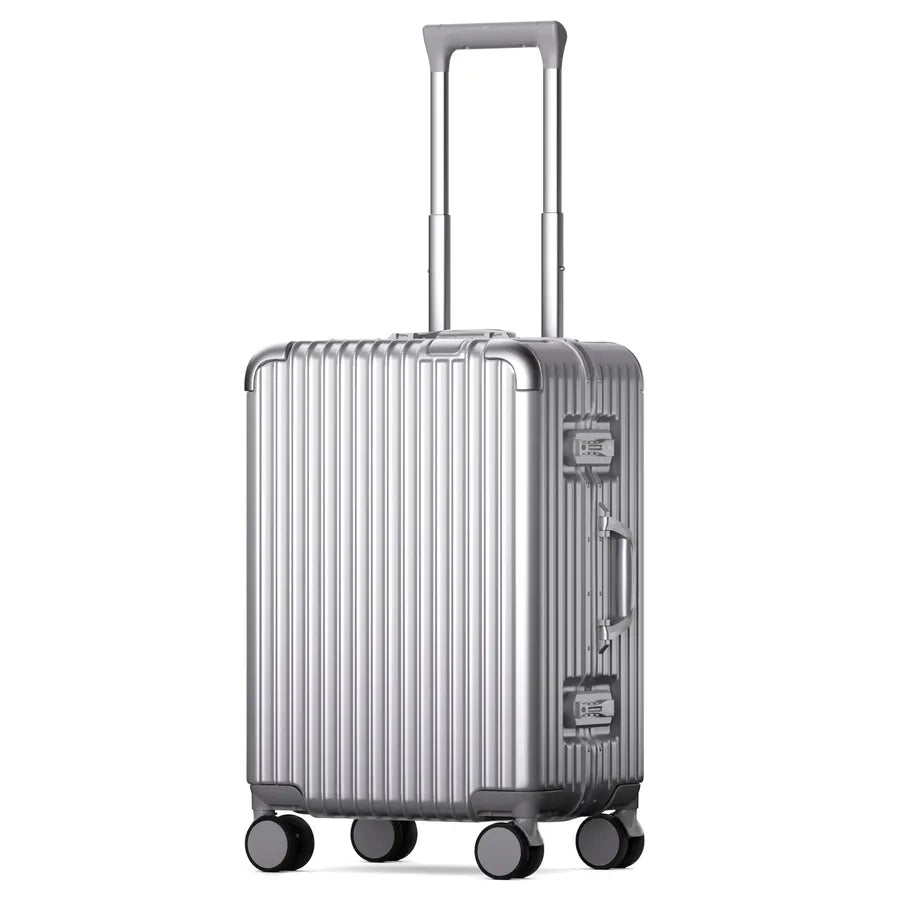 KTX-192339 Aluminium Hard Shell 27-Inch Travel Trolley Suitcase with Durable Design