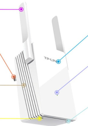 KTX-544019 BOSS WiFi Signal Amplifier Repeater for Enhanced 2.4G Wireless Network Coverage