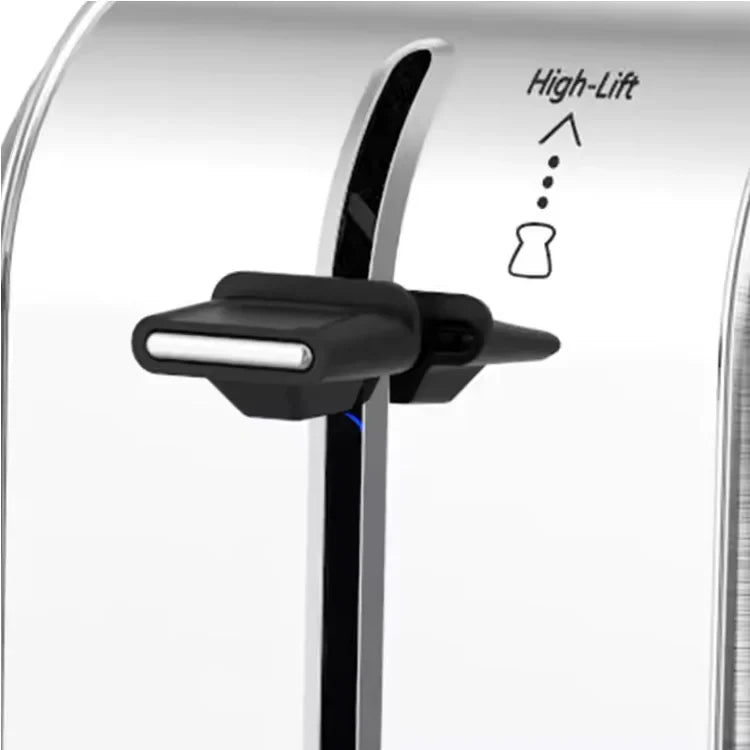 KTX-468499 Stainless Steel Digital Retro Toaster - 2 Slice, 950W Power, CE/ETL Certified