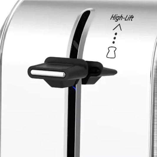 KTX-468499 Stainless Steel Digital Retro Toaster - 2 Slice, 950W Power, CE/ETL Certified