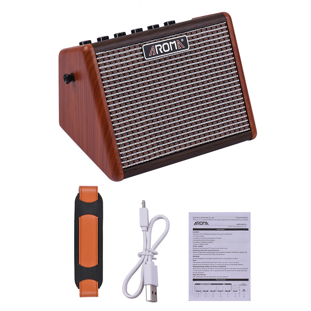 KTX-147155 Portable Acoustic Guitar Charging Speaker with Bluetooth, USB Connection, and 5-Hour Battery Life