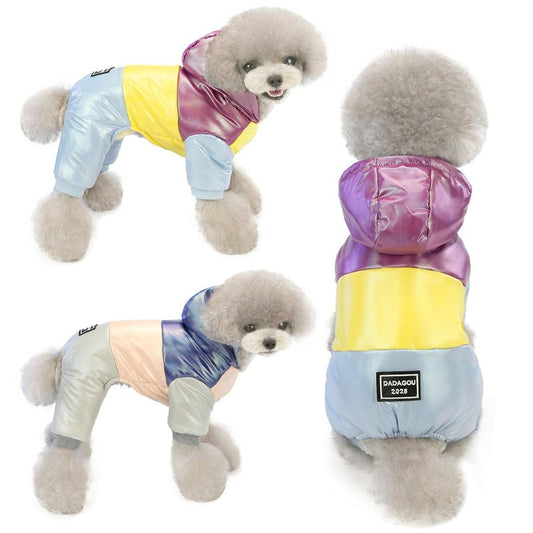 JMT-877706 Winter Casual Cotton Dog Clothes ¨C Available in Yellow & Pink, Sizes S to XXL