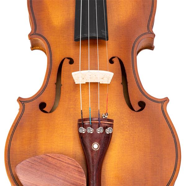 KTX-566163 Solid Wood Rosewood Violin Accessories in Matte Natural Finish