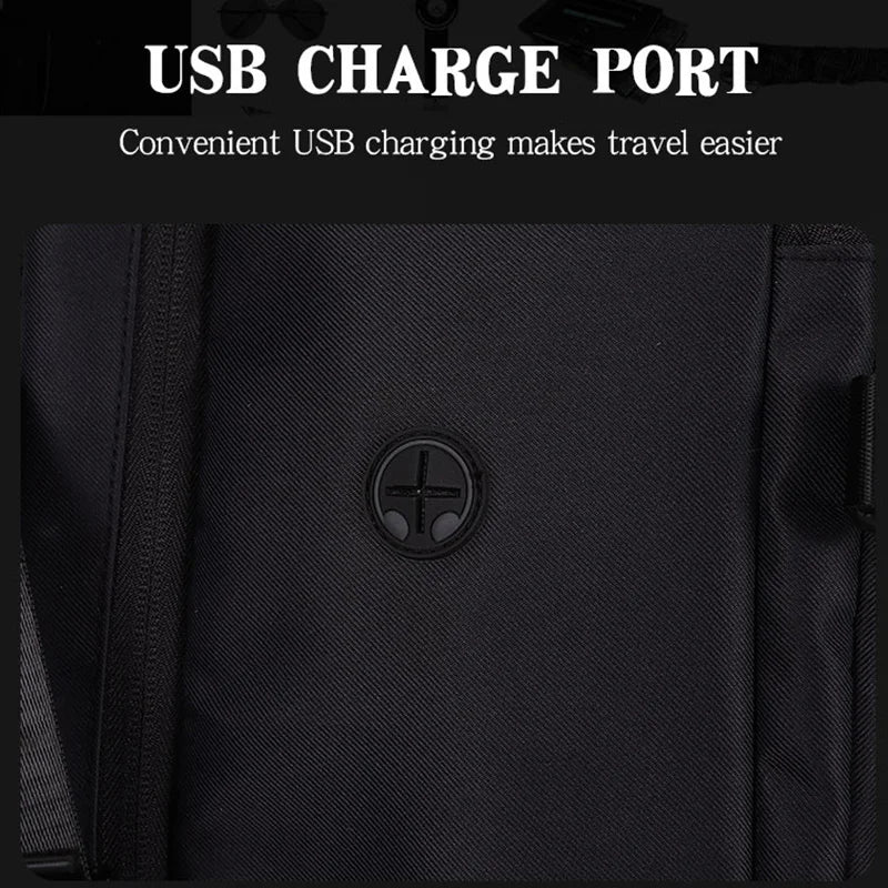 KTX-150355 Large Capacity Waterproof 17 Inch Nylon Laptop Backpack for Students
