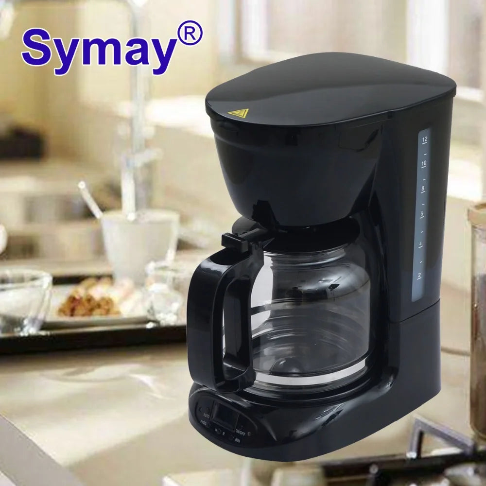 KTX-376787 1.8L Drip Coffee and Tea Maker for 12 Cups with Programmable Features