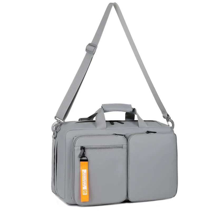 KTX-395539 Large Capacity USB Laptop Backpack - 17 Inch Nylon Sport Business Bag for Men
