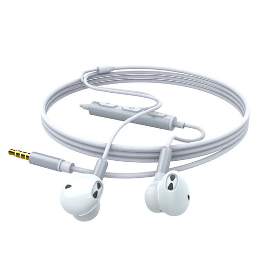 KTX-918355 Wired Hi-Fi Stereo Earphones with Microphone for iPhone and Android Devices
