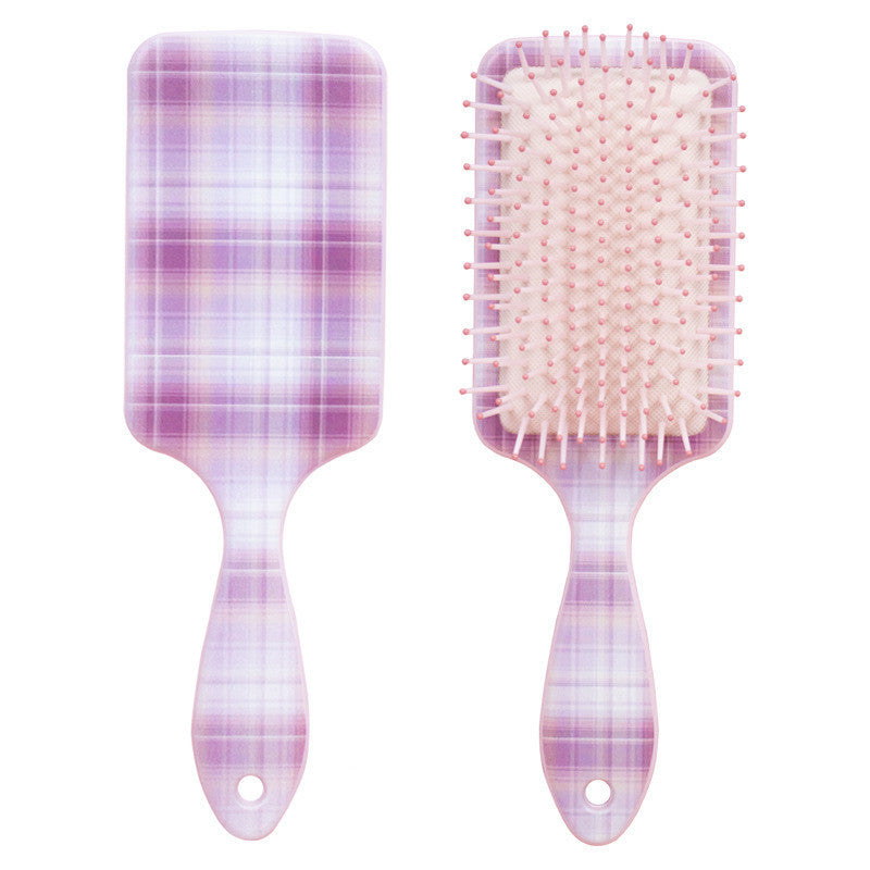 KTX-780051 Air Cushion Plastic Comb for Scalp Massage and Hair Smoothing - Various Colors Available