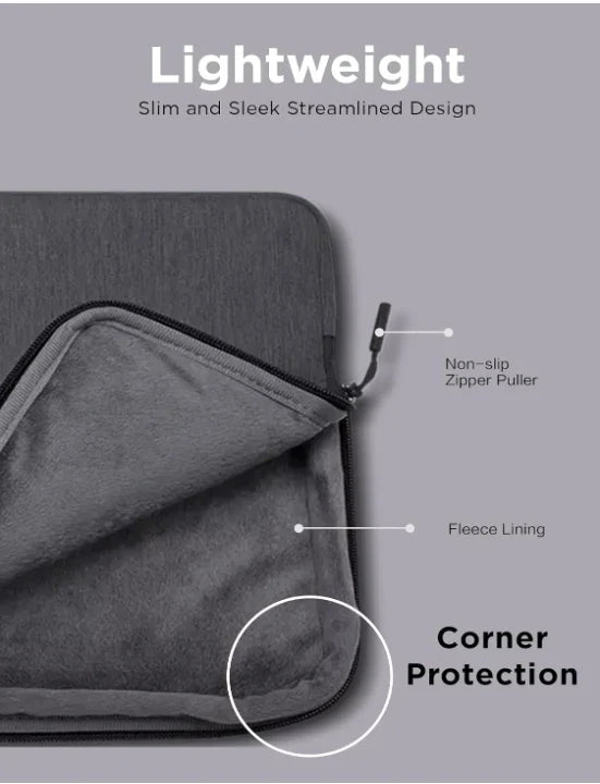 KTX-802579 Urban Water-Resistant Laptop Sleeve for Tablets and Notebooks