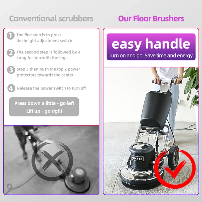 KTX-765395 Multifunctional Carpet and Marble Floor Polishing Scrubber Machine