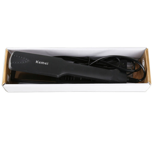 KTX-844435 Electric Hair Straightener with Inner Buckle for Wet and Dry Hair, 220°C Max Temperature, Wireless Charging