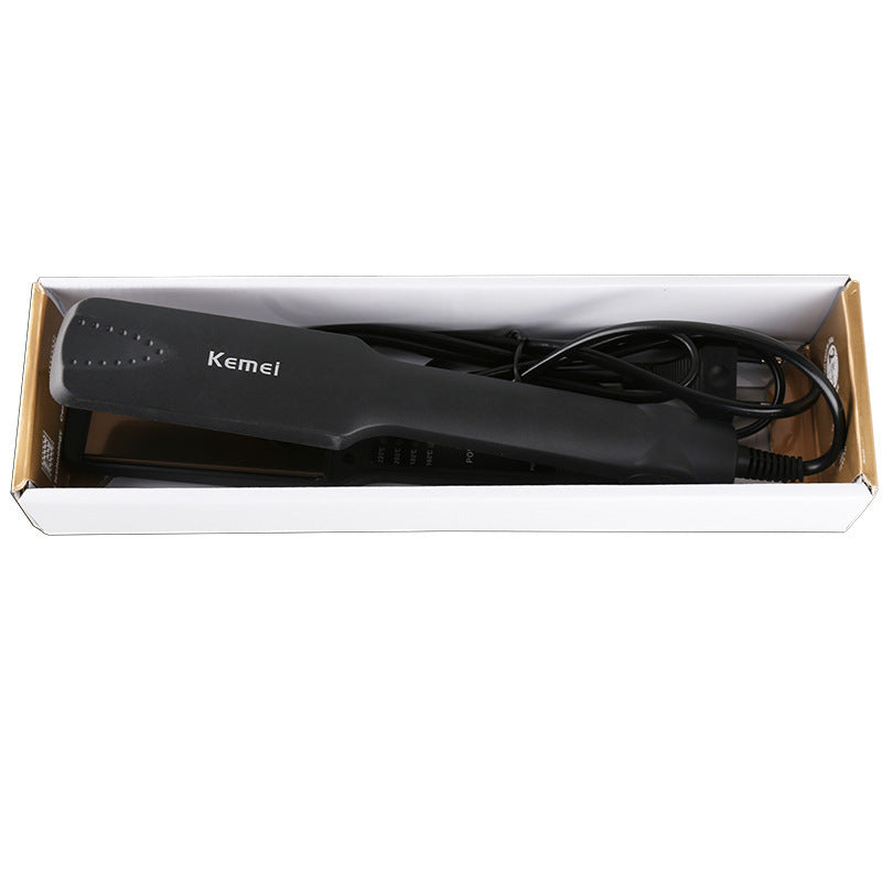 KTX-844435 Electric Hair Straightener with Inner Buckle for Wet and Dry Hair, 220°C Max Temperature, Wireless Charging