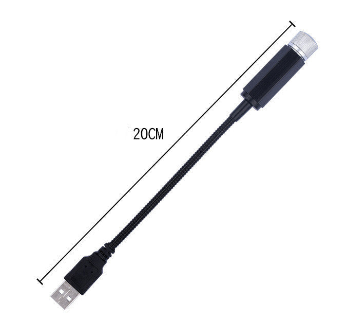 KTX-667347 USB LED Star Light for Car Roof, Purple, Compatible with GM Models