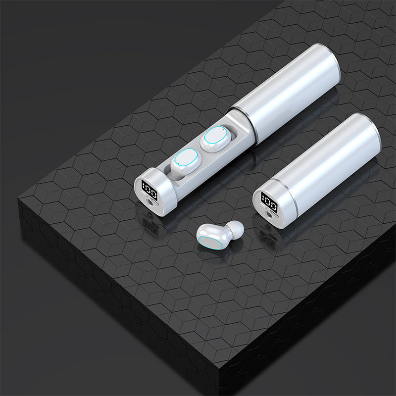 KTX-014483 Cylindrical Sports In-Ear Bluetooth Headset with 35 Hours Playtime and CVC8.0 Noise Cancellation