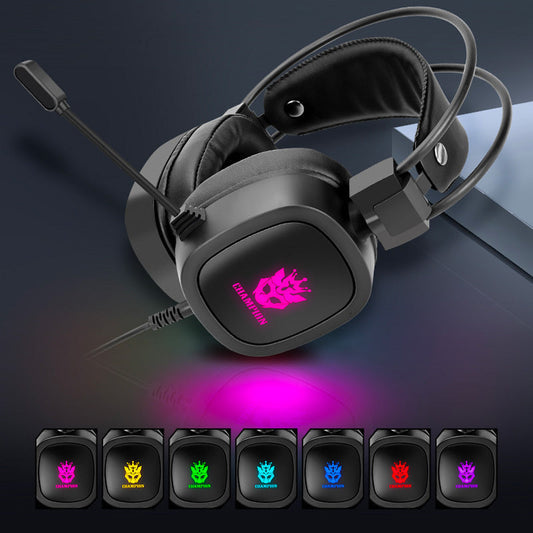 KTX-871507 Wired Gaming Headset with Microphone, Noise-Canceling, 3.5mm Plug, 50mm Speakers, Comfortable Ear Cushions
