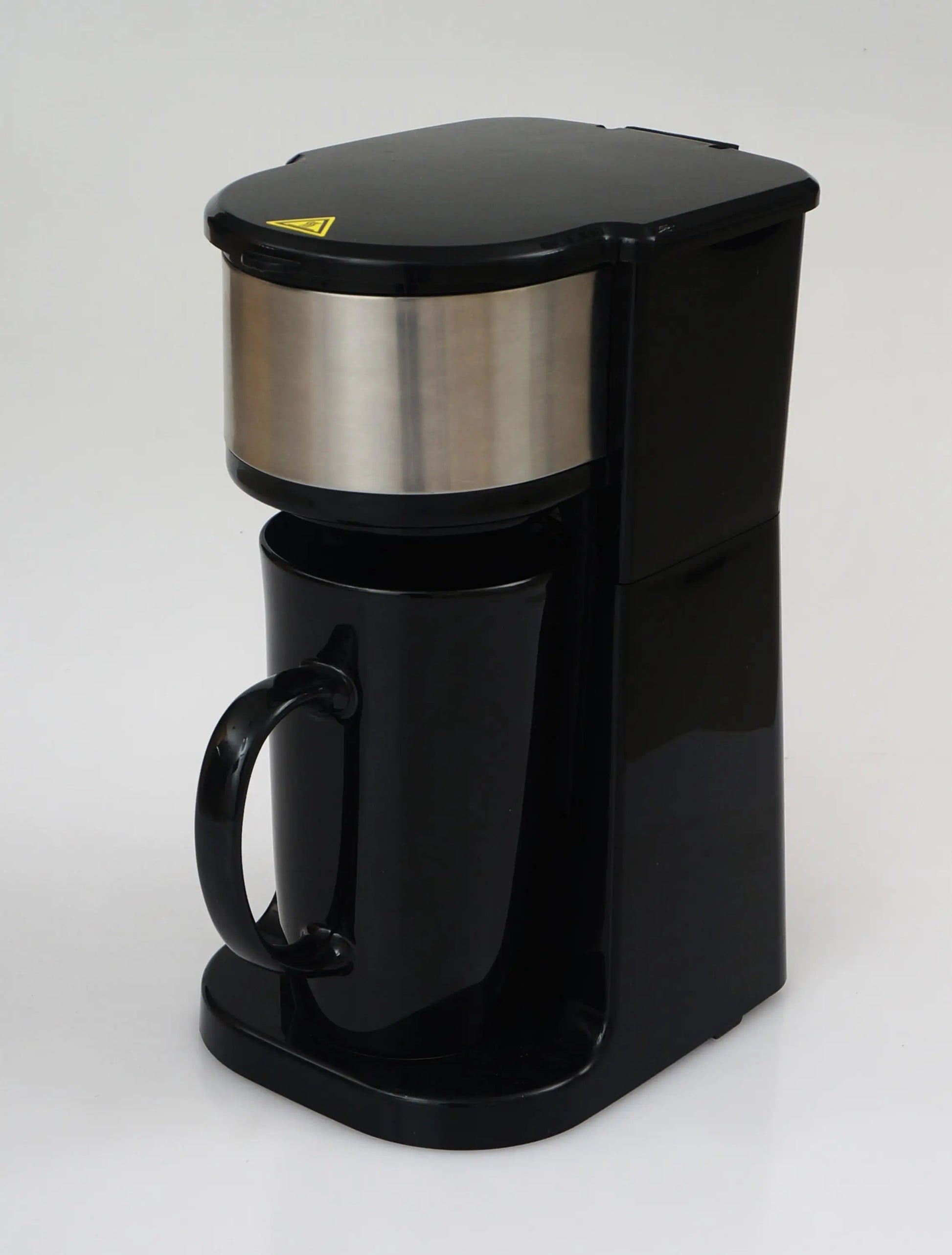 KTX-916883 Personal Coffee Maker with 15 oz Stainless Steel Travel Mug for Home Brewing