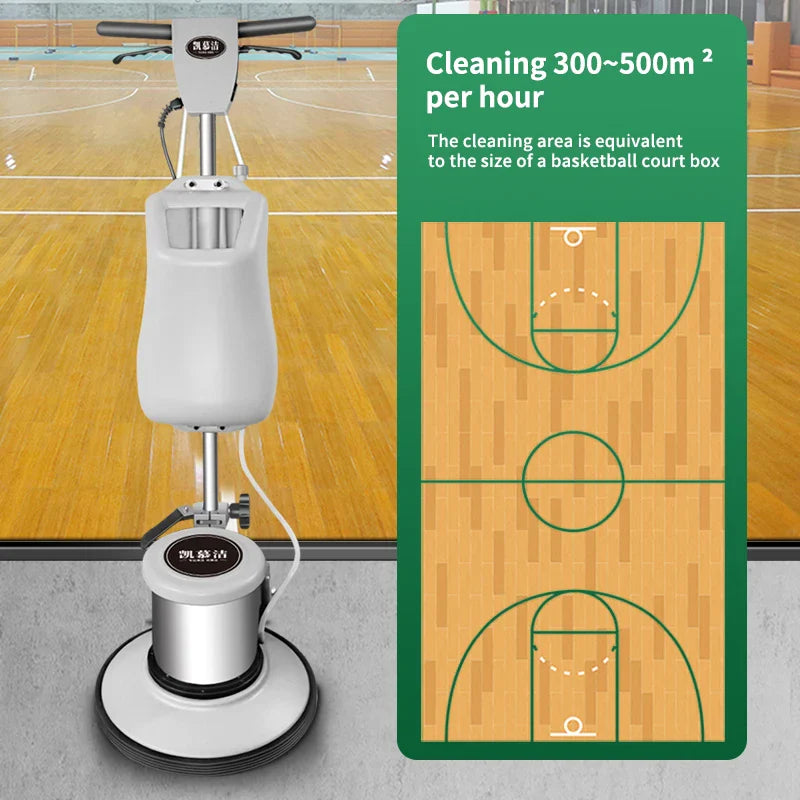 KTX-175571 KJ717 Electric Carpet Cleaner and Floor Scrubber for Hotels, 220V Multi-Functional Hand Push Machine