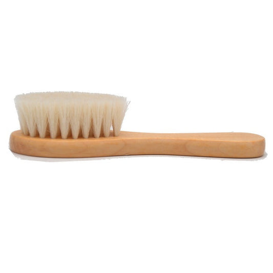 KTX-828627 Baby Lotus Wood Comb and Bath Brush Set - Gentle Hair Care for Infants