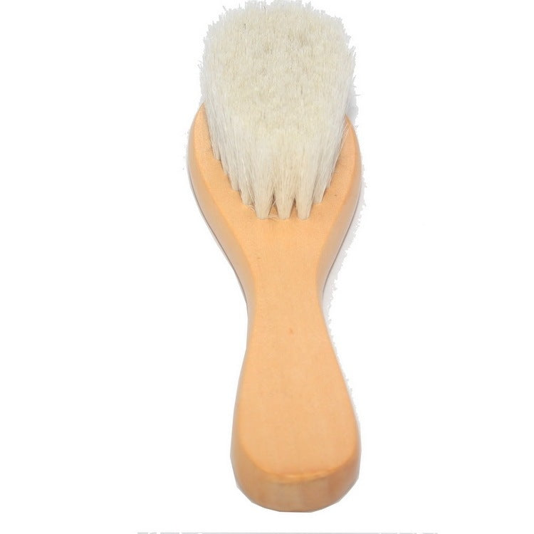 KTX-828627 Baby Lotus Wood Comb and Bath Brush Set - Gentle Hair Care for Infants