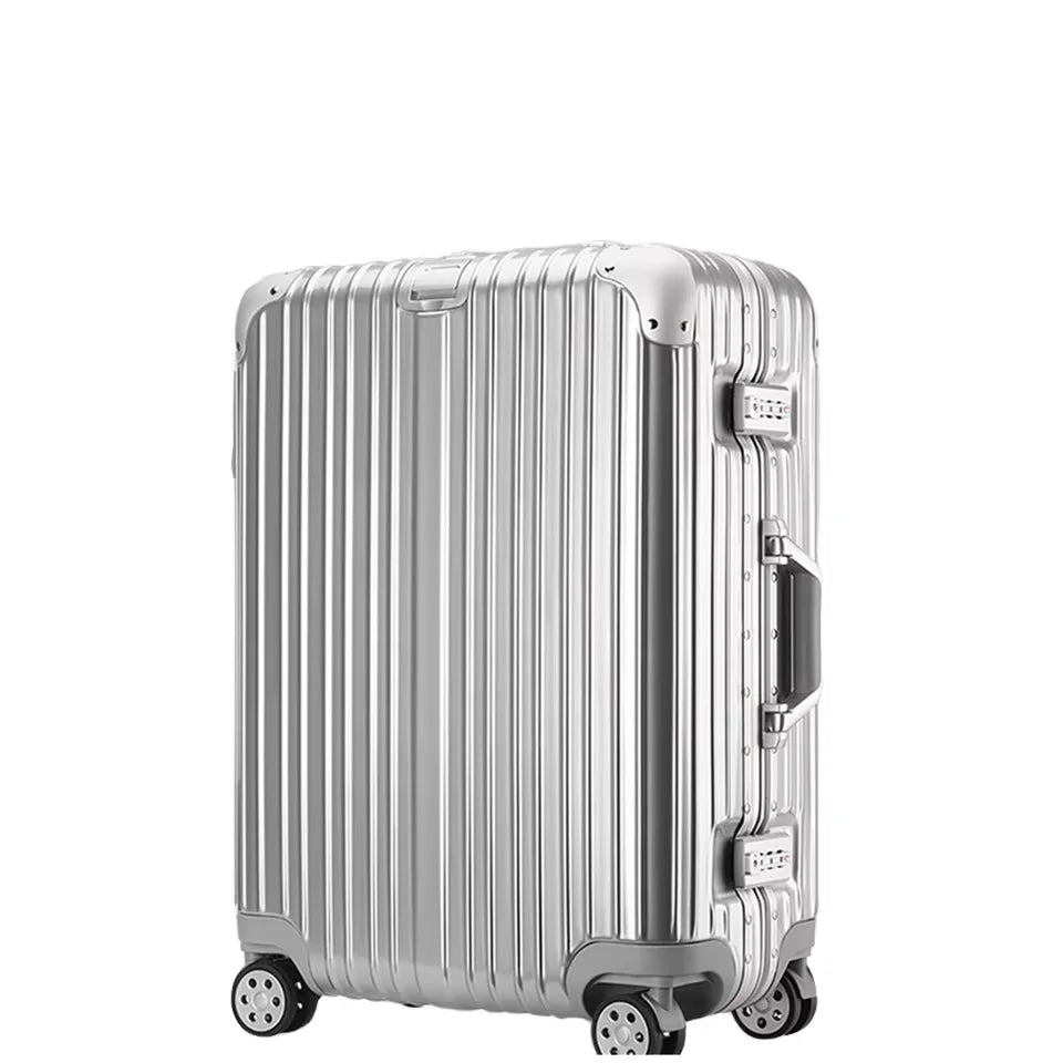 KTX-127955 Red Carry-On Trolley Luggage with USB Charging Port and Cup Holder