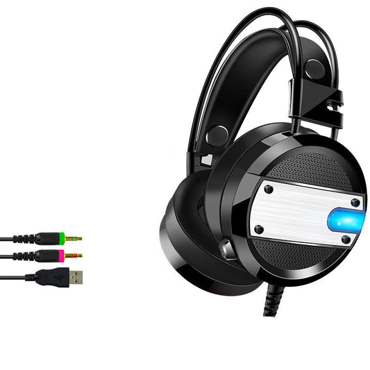 KTX-454419 Wired Over-Ear Headset with Subwoofer and Microphone for Gaming and Multimedia