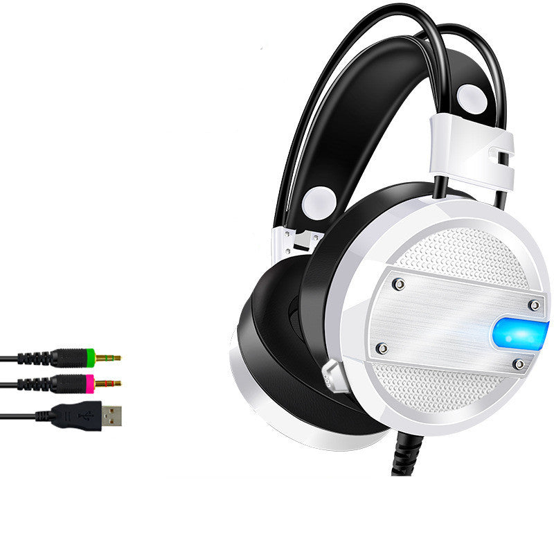 KTX-454419 Wired Over-Ear Headset with Subwoofer and Microphone for Gaming and Multimedia