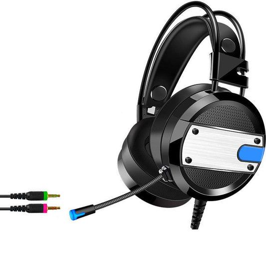 KTX-454419 Wired Over-Ear Headset with Subwoofer and Microphone for Gaming and Multimedia
