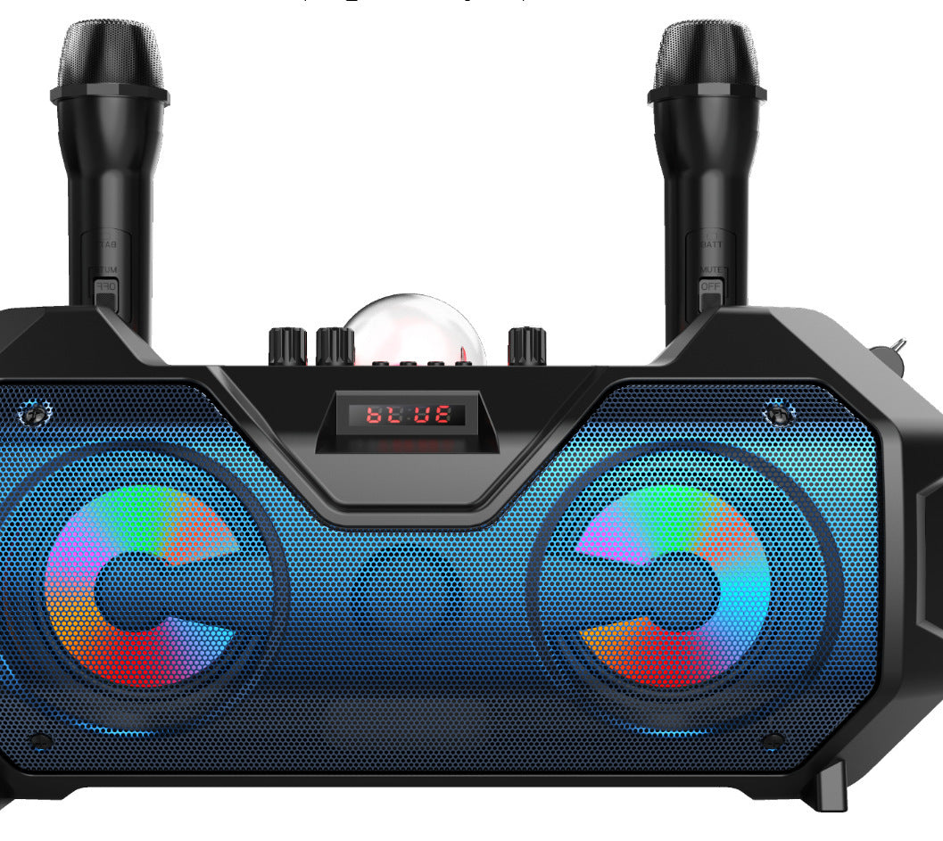 KTX-281683 Bluetooth Portable Speaker with Dual Microphone and Multi-Function Features
