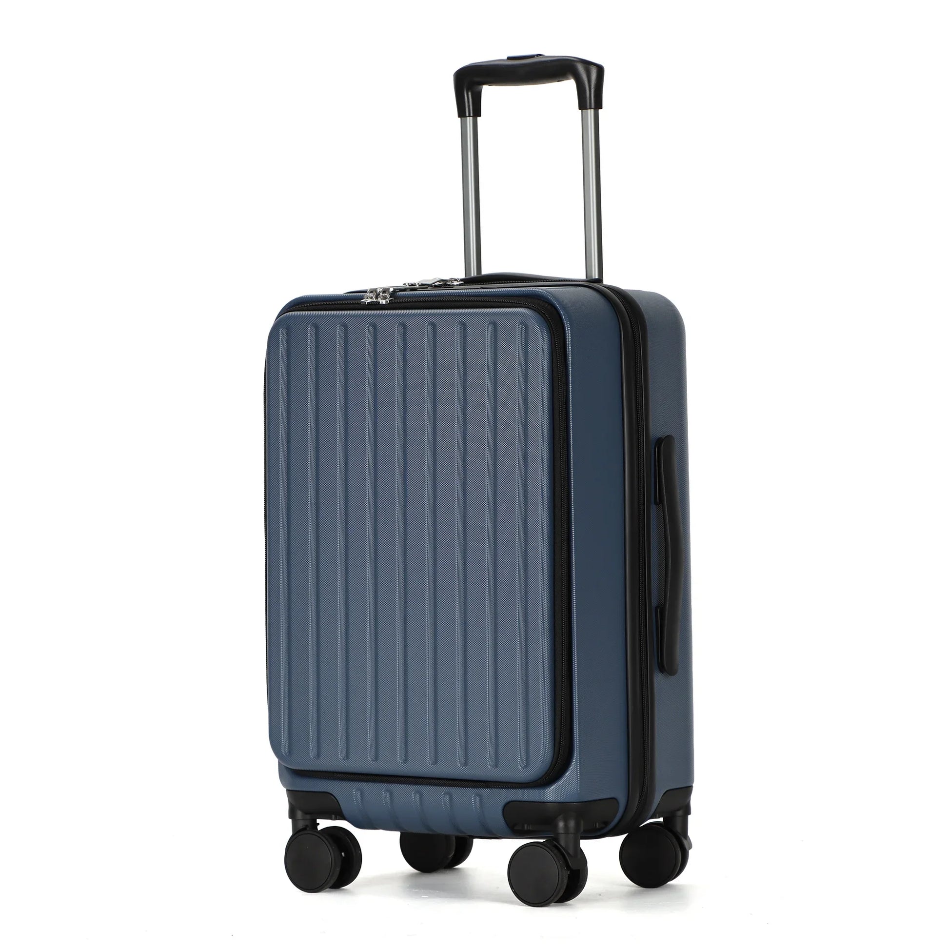 KTX-649939 Custom Logo 4-Wheel ABS Trolley Suitcase with Laptop Compartment for Travel