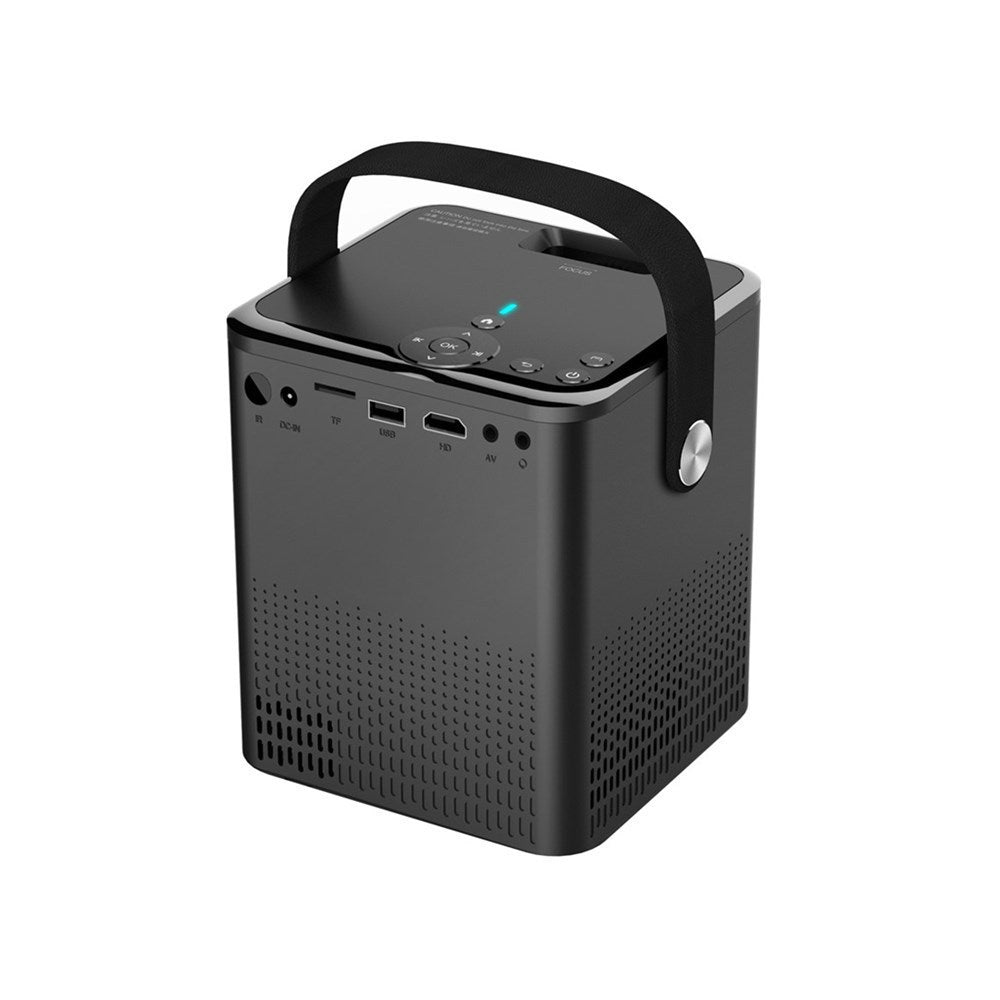 KTX-016595 Portable Mini HD Projector with Same Screen Functionality - Black & White Editions Available