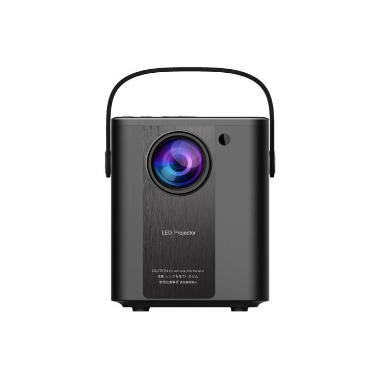 KTX-016595 Portable Mini HD Projector with Same Screen Functionality - Black & White Editions Available