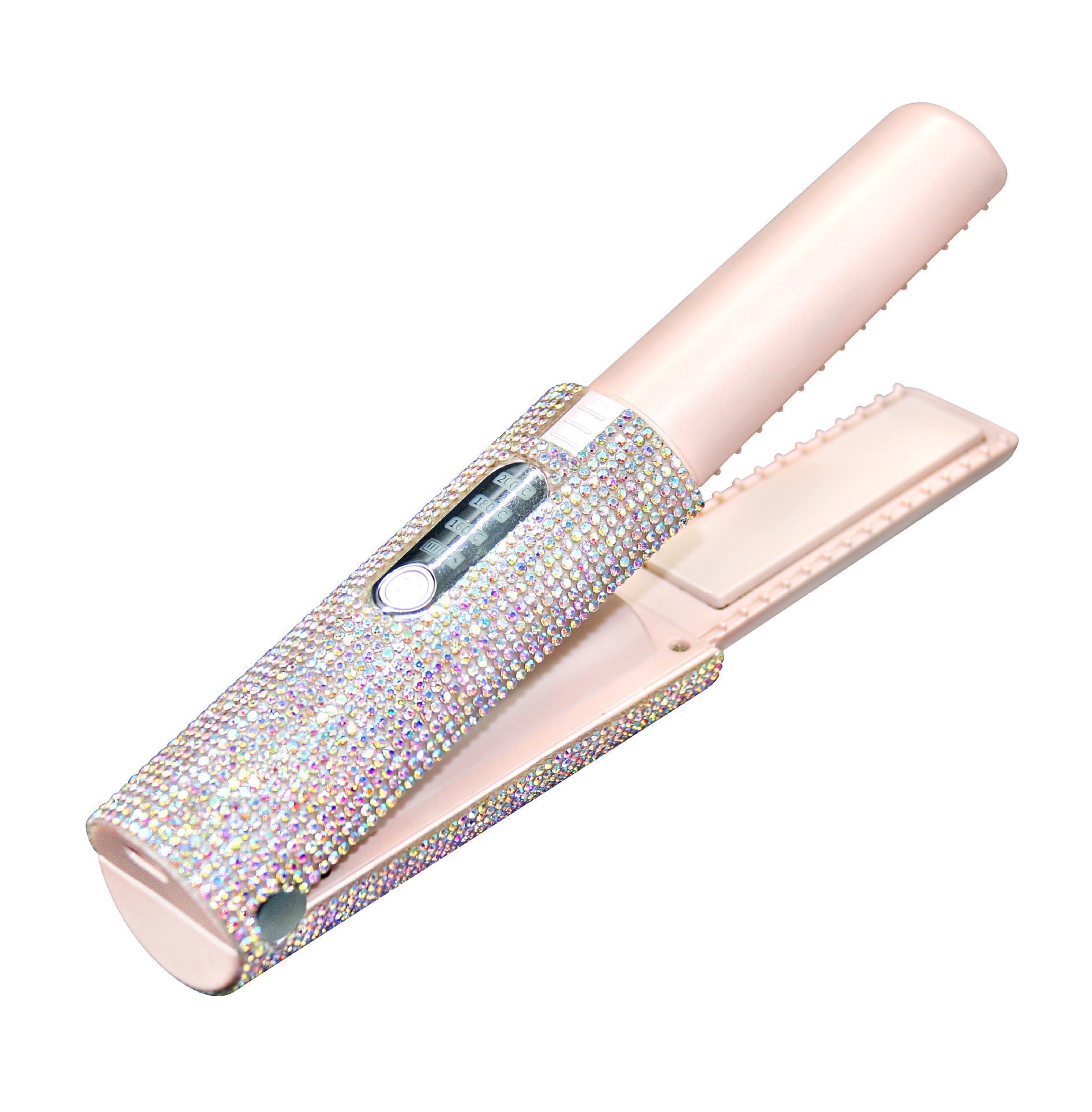 JMT-914442 Portable USB Rechargeable Hair Straightener for Curling and Straightening - Multiple Colors Available