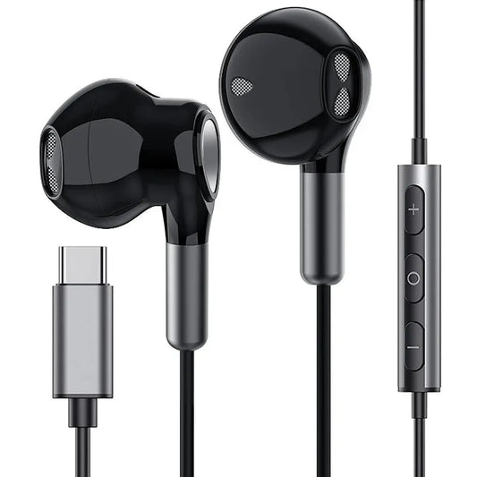 KTX-492371 Digital DAC Type-C In-Ear Wired Earphones with Microphone for iPhone 15 and 15 Pro
