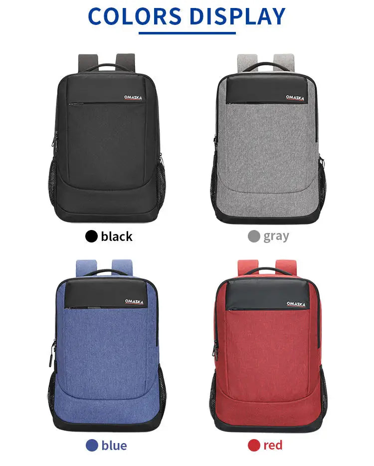 KTX-968403 Waterproof Oxford Rucksack for 17 Inch Laptops with USB Charging Port – Stylish and Functional Backpack for Women