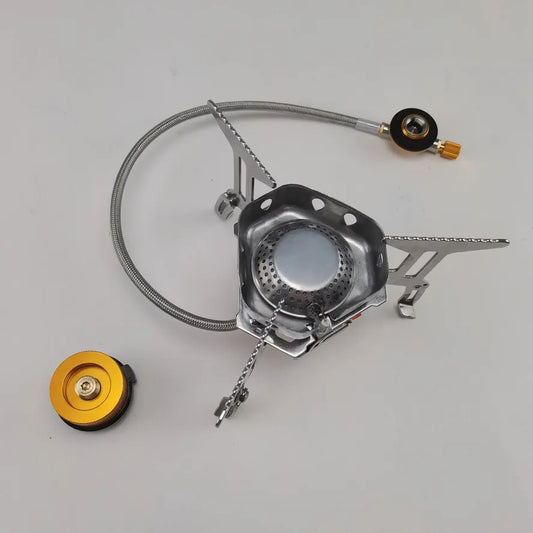 KTX-337043 Folding Mini Electric Gas Stove Cooker for Outdoor Picnic and Camping Use