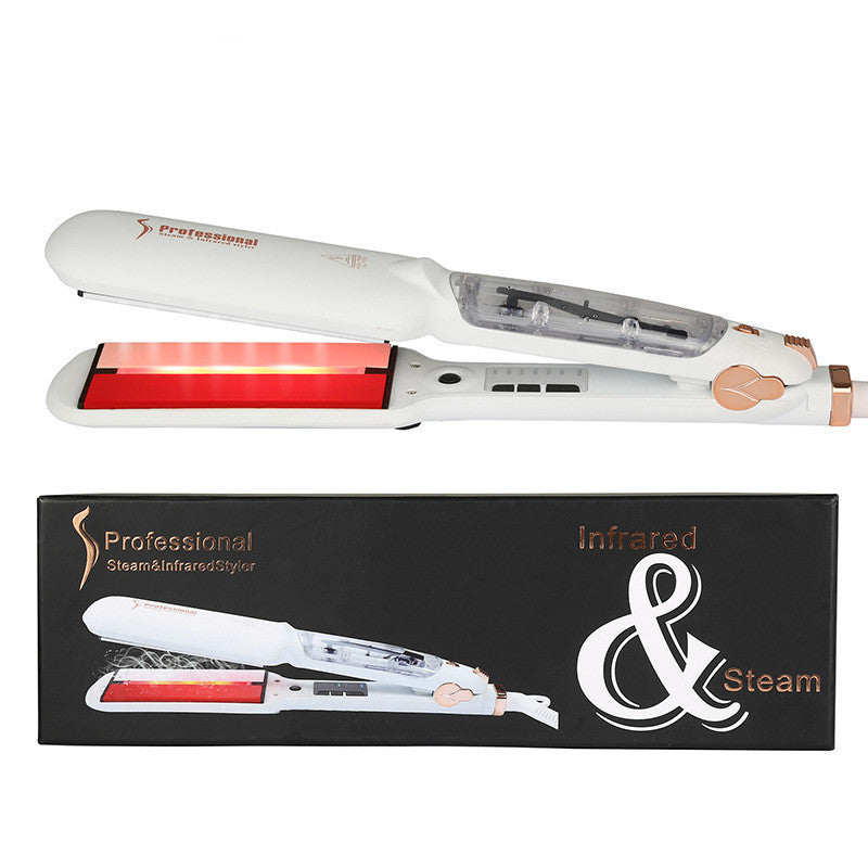 KTX-811667 Infrared Steam Spray Hair Straightener for Wet and Dry Hair with Tourmaline Ceramic Technology
