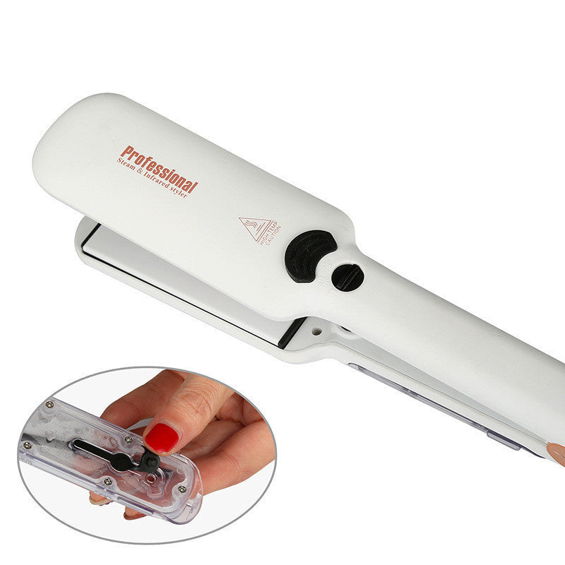 KTX-811667 Infrared Steam Spray Hair Straightener for Wet and Dry Hair with Tourmaline Ceramic Technology