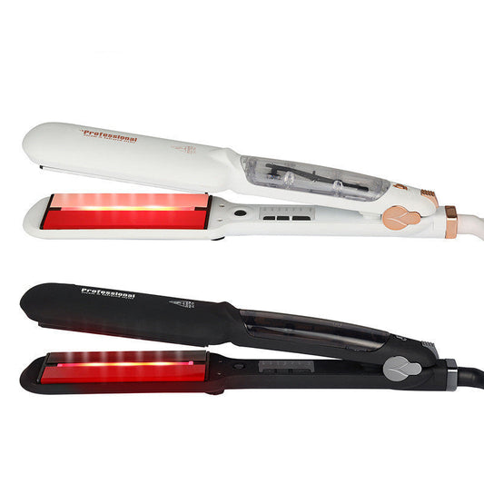KTX-811667 Infrared Steam Spray Hair Straightener for Wet and Dry Hair with Tourmaline Ceramic Technology