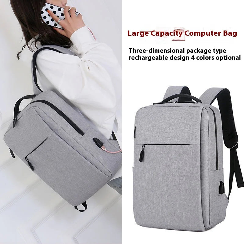 KTX-440659 Customisable Waterproof Travel Laptop Bag with USB Ports and Oxford Material