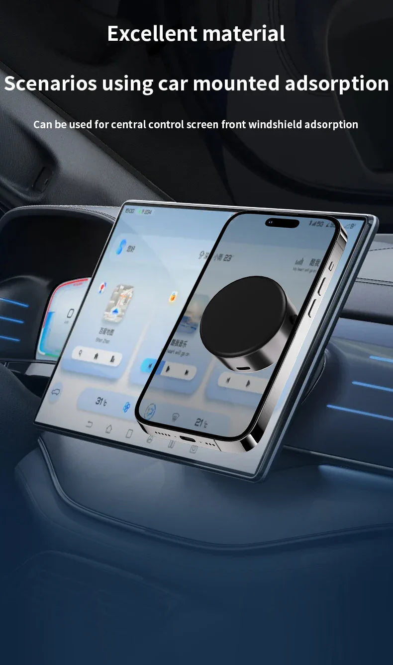 KTX-999699 Magnetic Car Phone Holder with Strong Suction for Stable Mounting and Convenient Use