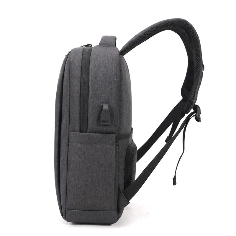 KTX-569427 Stylish Lightweight Laptop Backpack with USB Charging Port and Mezzanine Design for Outdoor and Business Use