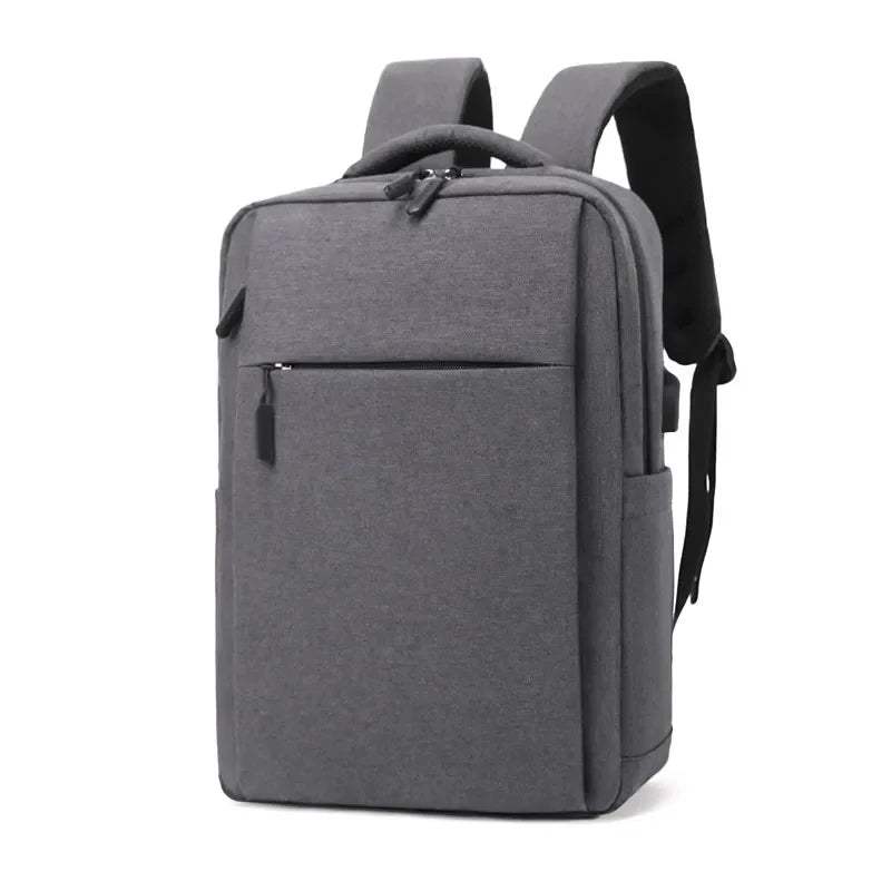 KTX-569427 Stylish Lightweight Laptop Backpack with USB Charging Port and Mezzanine Design for Outdoor and Business Use