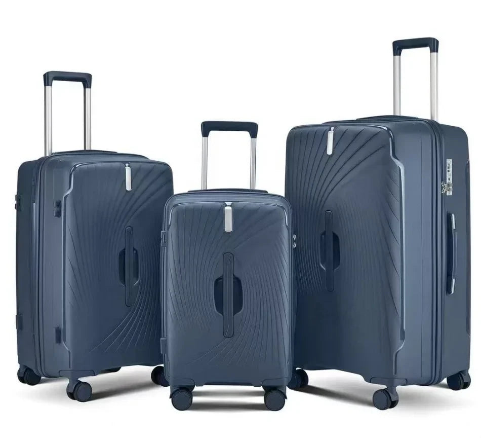 KTX-733587 Lightweight Durable Travel Suitcase with 4-Wheel Design for Effortless Mobility