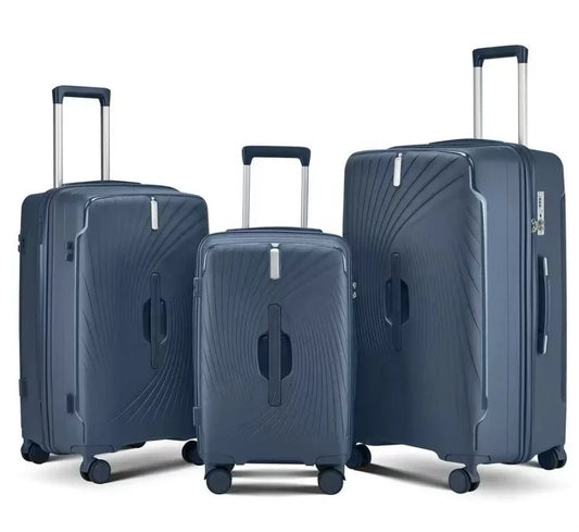 KTX-733587 Lightweight Durable Travel Suitcase with 4-Wheel Design for Effortless Mobility