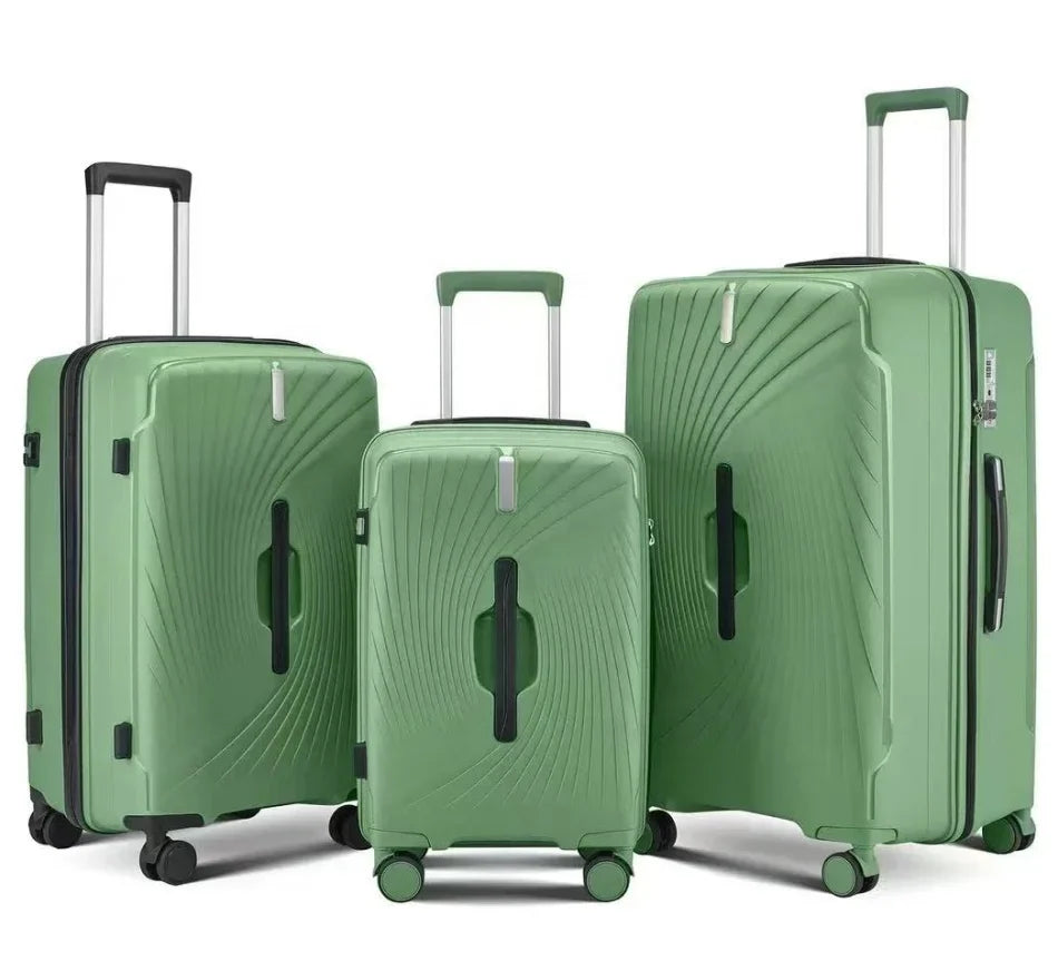 KTX-733587 Lightweight Durable Travel Suitcase with 4-Wheel Design for Effortless Mobility