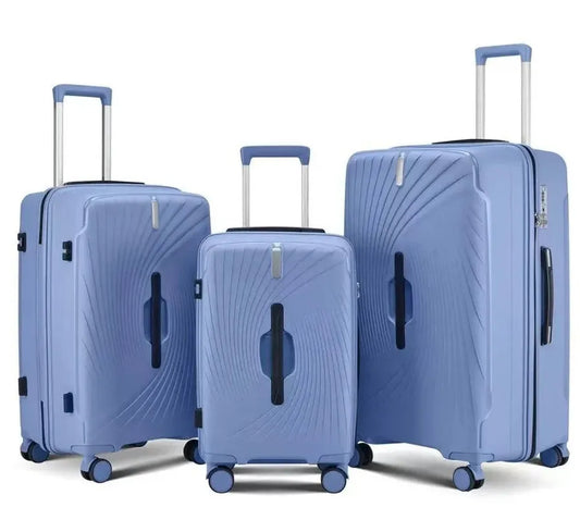KTX-733587 Lightweight Durable Travel Suitcase with 4-Wheel Design for Effortless Mobility