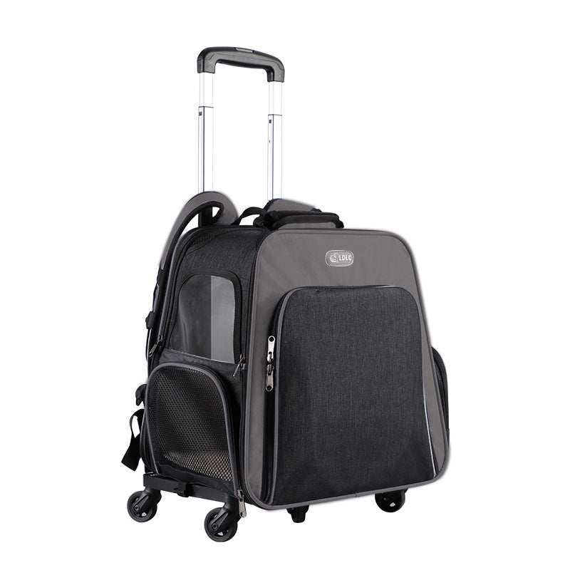 JMT-923594 Cat-Friendly Shoulder Backpack for Comfortable Pet Travel